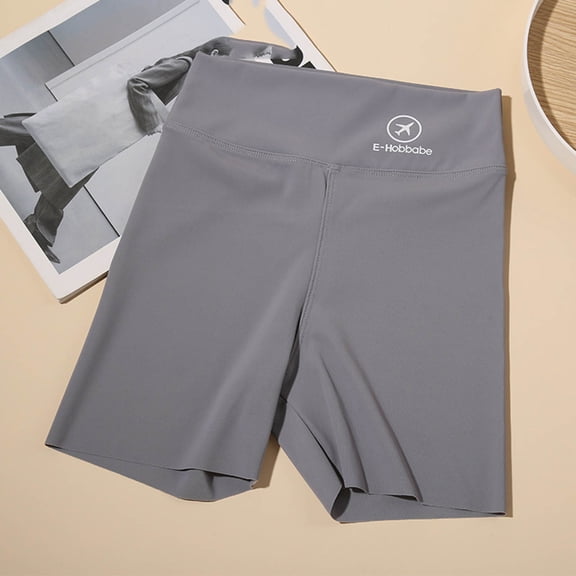 Girls Bike Shorts Comfortable Grey Shorts Elastic Waist Girl Summer Clothes 10-11 Years