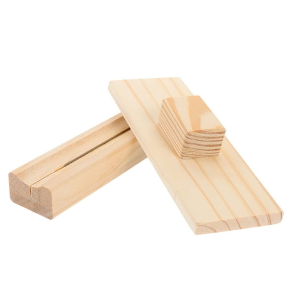 EXHUMKY Chestnut Opener Tool with Khaki Wood Handle, Chestnut Peeler for Easy Nut Shelling, 1 Set