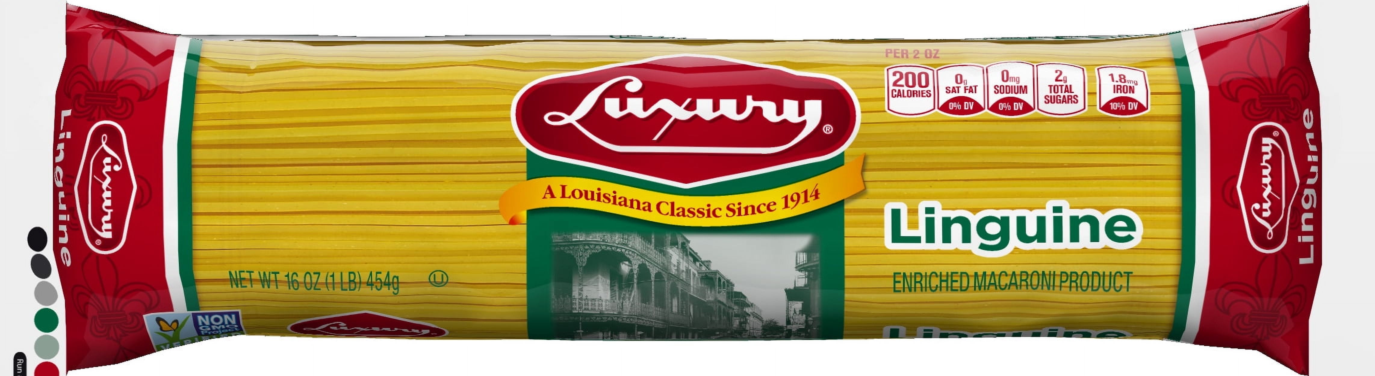 (3 pack) Luxury Linguine Pasta, 24-Pack (16 oz Each) – Authentic Italian-Style Pasta for Classic Pasta Dishes