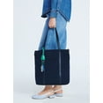 thumbnail image 5 of Free Assembly Women's Tote Bag, Navy, 5 of 6