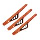 thumbnail image 4 of 3pcs Plastic Bike Chain Protector Cover Chain Affixed Stickers Mountain Bike Chain Protector (Red + Green + Black), 4 of 4