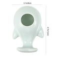 thumbnail image 2 of DECORNIJIA Ceramic Vase Blue 1 Pc Modern Vase Floral Art Office Desktop Ornament, 2 of 8