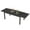 Black, variant on 65"-97" Extentable Outdoor Dining Table, Aluminum Patio Dinner Collapsible Table for 8-10 Person, Rectangular Patio Extender Table for Garden, Backyard, Black