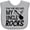AC-Heather Grey, variant on Inktastic For the Record, My Uncle Rocks Boys or Girls Baby Bib