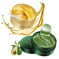 thumbnail image 1 of XMXueMei Avocado Golden Under Eye Mask Cuidado de la piel 60 pares Set Hidratantes no grasos debajo de los ojos Parches para mujeres y hombres Tamaño de viaje Refrescante de larga duración Cuidado de, 1 of 5