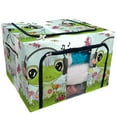 thumbnail image 1 of EREHome Cute Cartoon Frog on a meadow flowers butterflies Storage Bag Clear Window Storage Bins Boxes Large Capacity Foldable Stackable Organizer With Steel Metal Frame For Clothes,Closets, Bedrooms, 1 of 3