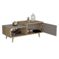 thumbnail image 2 of Mesa de Centro Trueno Café Claro y Cocoa Virtual Muebles, 2 of 6