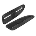 thumbnail image 4 of Bonnet Vent Cover, Hood Vent Trim Carbon Fiber Color 2pcs Easy Installation ABS  For Cars, 4 of 8