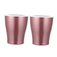 thumbnail image 4 of WHAMVOX 2Pcs Self Watering Flowerpot for Gardeners in Rose Gold 13x15x9cm, 4 of 8