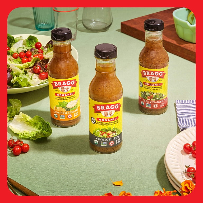 braggs salad dressing Bragg 12 fl. oz. Organic Vinaigrette Dressing