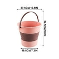 thumbnail image 4 of Foldable Bucket1PC,Portable Collapsible Tub for Car Washing, Camping & Outdoor Cleaning Durable Storage Container with Carrying Handle, 4 of 9