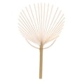 thumbnail image 5 of Masteelf Handcraft Hand Fan DIY Frame Sturdy Hand Fan Wood Frame Unfinished Fan Frame Material, 5 of 8
