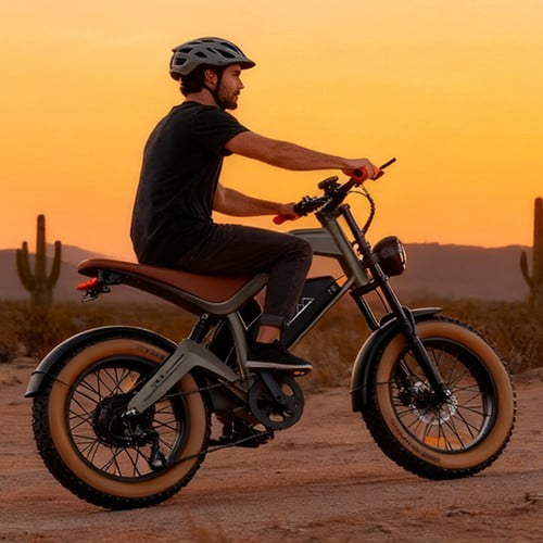 20"Electric Dirt Bike Mountain Motorcycle 48V18.2AH 1500W Motor Ebike 55KM/H NFC