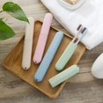thumbnail image 3 of Mini Travel Toothbrush Case - Colorful Toothbrush Travel Case with Lid, Ideal for Travelers - Durable Toothbrush Container for Protection and Hygiene (Toothbrush Travel Case Set of Four), 3 of 7