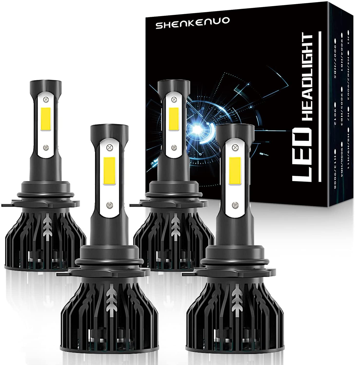 9006 LED Headlight Bulb Kit for Chevrolet Silverado Suburban 1500 2500 Low Beam 