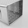 thumbnail image 6 of Multi-Purpose Kitchen Grater - Stainless Steel Vegetable Slicer and Shredder for Efficient Food Preparation - Silver, 6 of 7