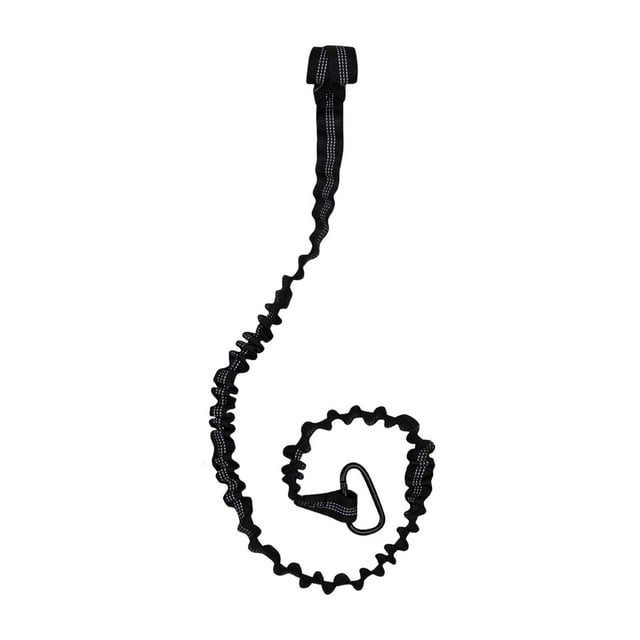 koolsoo Laisse de Pagaie pour Kayak 3-5 Pieds Extensible pour Canne à Pêche SUP Noir