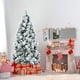 thumbnail image 2 of Costway 180 cm Árbol de Navidad Realístico Fino Nevado Árbol Decorativo y Festivo de Bisagra 515 Ramas en PVC 220 Agujas de Pino, 2 of 7