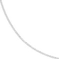 thumbnail image 2 of 14k White Gold 1mm Square Triple Wheat Chain Necklace Lobster Lock Closure 24 Inch Chain Necklace for Women and Men, 2 of 2