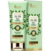 Oriental Botanics Australian Tea Tree Face Scrub 100gm | For Acne Prone & Oily Skin, No SLS and Paraben