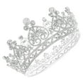 thumbnail image 3 of EeaseMX 1 pieza elegante tocado de novia con corona de cristal, tocado para vestido de novia., 3 of 7