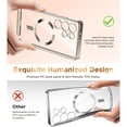 thumbnail image 5 of Dteck Magnetic Case Compatible with Samsung Galaxy S25+,Compatible with MagSafe Full Camera Protection Screen Protector Shockproof Plating TPU Clear Phone Cover for Galaxy S25 Plus,Silver, 5 of 8