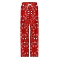 thumbnail image 4 of Bandana Pattern Pajama Pants Loose Pajamas Female Breathable Home Trousers Leisure Sleeping Pants Large Size, 4 of 6