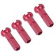 thumbnail image 2 of GUB 100Pcs Bicycle Spoke Caps Aluminum Alloy Bike Spoke Covers Nipples Cycling Accessories Red, 2 of 4