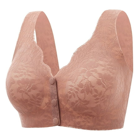 

Vedolay Womens Bras Women s Women Bra Seamless Bras Invisible Bralette Support Comfortable Padded Smoothing(Rose Gold L)