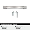 thumbnail image 4 of Amerock Sheffield 3-3/4 inch (96mm) Center-to-Center Polished Chrome Cabinet Pull, 25 Pack, 4 of 4