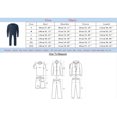 thumbnail image 2 of toraway Fall Clothes Men's T Shirts Cotton Polyester Mens Solid Color Fashion Simple V Neck Shirt Robe Classic Mens Wear S, 2 of 3