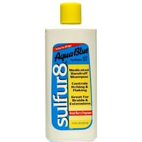 Sulfur 8 Aqua Blue Medicated Dandruff Shampoo 7.5 Oz., Pack of 6