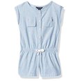 thumbnail image 2 of Nautica Girls Romper, Extra Light Chambray, 3T, 2 of 2