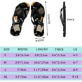 thumbnail image 2 of GZHJMY Flip Flops Slippers Cute Cat Animal Cartoon Black for Women Girl Men Sandals Beach Summer Shower Slippers Summer Slippers, 2 of 5