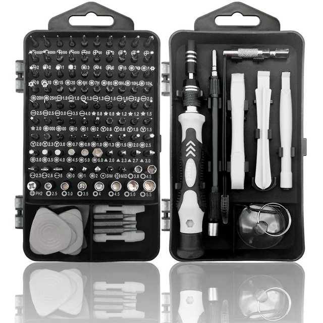 Ensemble De Tournevis De Prcision 122 En 1, Petit Tournevis Avec Tui Et Poigne Antidrapante, Kit D'outils De Rparation Pour Smartphones, Ordinateurs P