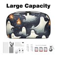 thumbnail image 3 of Halloween Travel Organizer Hard Drive Bags Cable Organizer Multi USB Cable Organizer Oxford Cloth Waterproof Electronics Storage Bag 5.9x9.44x3.14 in, 3 of 6
