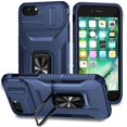 thumbnail image 1 of Funda para GANGXUN iPhone SE 2020/2022 - Soporte metálico, Función magnética, Azul, 1 of 6