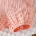 thumbnail image 7 of kpoplk Toddler Girls Outfit Set Graphic Ruffle Dress and Striped Legging Bike Shorts 2 Piece Summer Set Size 2-3 Years,Pink, 7 of 7