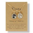 thumbnail image 2 of Collares de tarjeta Día Noche Gargantillas Collares Pareja Aniversario Amistad Joyería--5 Géminis-Código de producto 47426 5 Géminis, 2 of 4