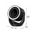 thumbnail image 3 of Ventilador Portátil Recargable USB Tipo C | 4 Velocidades | Control Remoto y Pantalla Táctil | Silencioso para Escritorio Oficina Hogar Viaje Dormitorio, 3 of 3