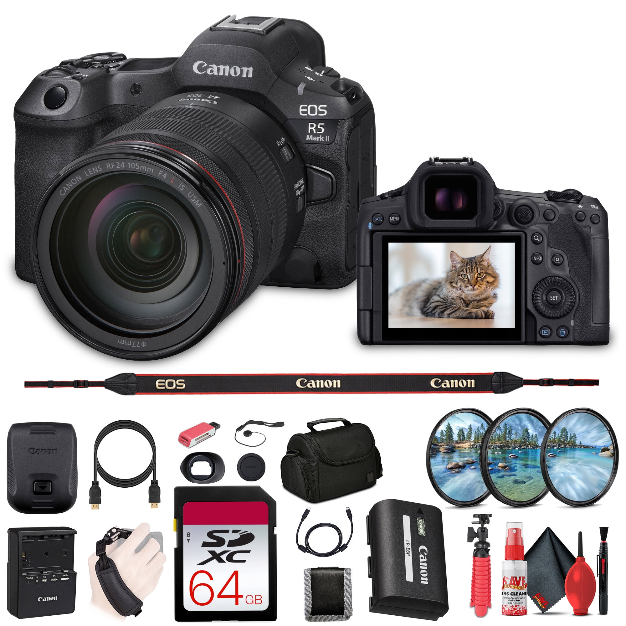 Canon 6D Mark II Camera with 24-105mm Lens Kit with EF 24-70mm