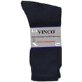 thumbnail image 2 of Vinco 60-Pack Men's Premium Cushion Cotton Athletic Crew Socks-Breathable Sports Socks for Men (Black, Socks Size 10-13, Shoe Size 7-12), 2 of 4