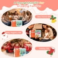 thumbnail image 2 of Babyeap Baby Play Gym Mat,Baby Play Activity Mat with 5 Detachable Toys and 30Ocean Ball,Newborn Infant Baby Essentials Gift,Pink, 2 of 7