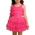 thumbnail image 6 of WOYY Girls Flared Party Tutu Skirt Tulle Ballet Dance Performance Skirt, Sizes 14-15, 6 of 6