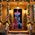 thumbnail image 1 of Navidad Puerta Adornos, Tapa Puerta Colgar, Decoración Fiesta, Terciopelo Doble Uso, Fácil Montaje, Para Salón, Christmas Door Cover Decoration Door Hanging Party Decoration Door Cover Tapestry,, 1 of 9