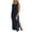 Navy, variant on Maplenight Womens Summer Linen Dresses Beach Vacation Maxi Dress Solid Crew Neck Sleeveless Sundresses