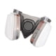 thumbnail image 5 of Cubierta facial reutilizable de media cara Cubierta de media cara con filtros para gafas de seguridad Filtros adicionales para pintura Química, 5 of 15