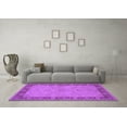 thumbnail image 3 of Ahgly Company Indoor Rectangle Oriental Purple Traditional Area Rugs, 7' x 10', 3 of 4