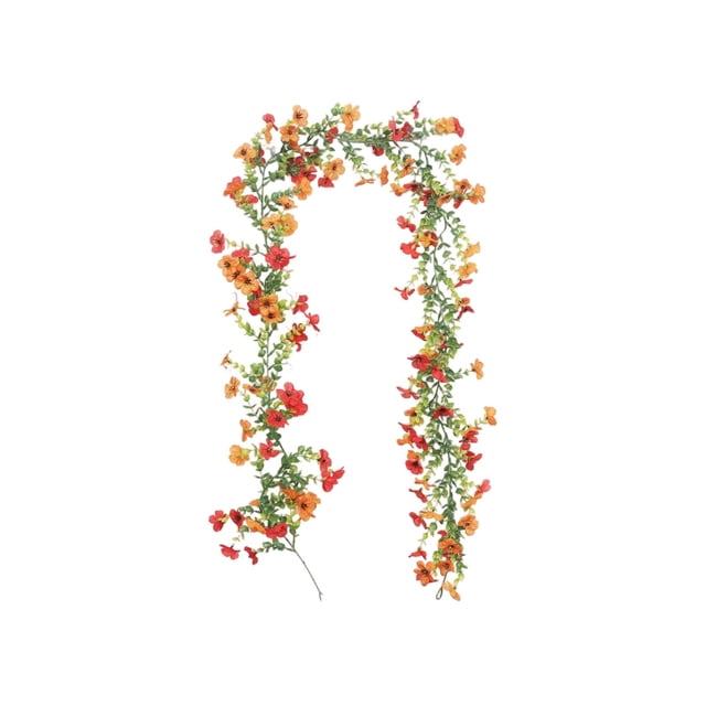 HWRETIE Artificial Flower Vines,Simulation Purple Vines for Restaurant Summer Decoration