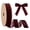 Gingerbread, variant on LaRibbons 1" Velvet Ribbon, 10 Yard Roll, Blue